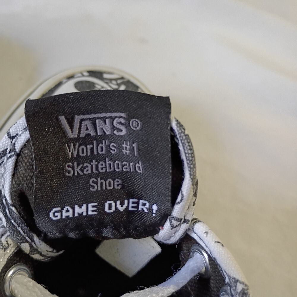 Vans Nintendo Super Mario Bros Villains Game Over Sneakers W7 M5.5 Canvas Skate - Picture 4 of 15